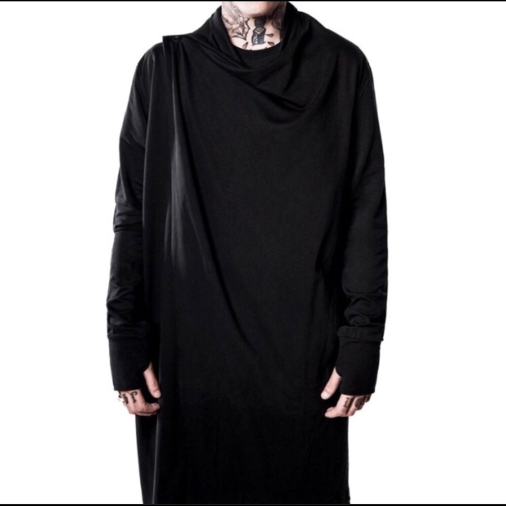 Killstar UNISEX Prophecy Internal Cowl Neck Top